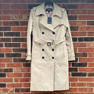 NWT Lands’ End Women's Classic Trench Coat